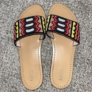Beaded Barneys New York sandals